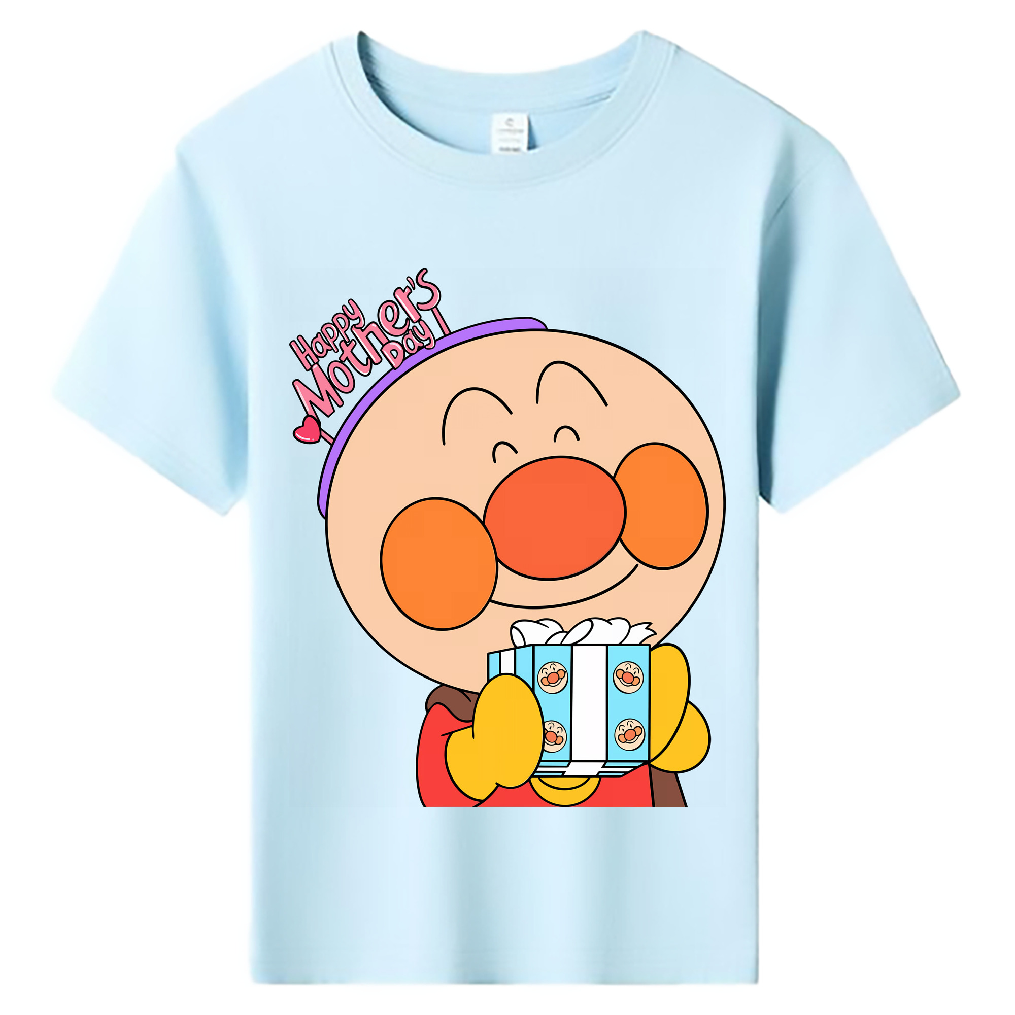 （画像用） アンパンマン Anpanman 綿100％キッズTシャツ（フロントプリント）